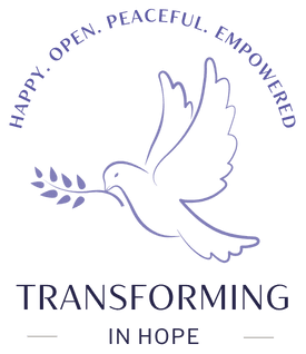 Flying dove with branch, text above and below